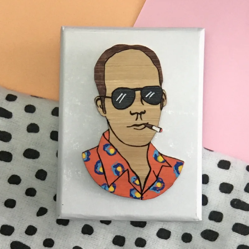 Victorian Brooch-Brooch: Hunter S. Thompson