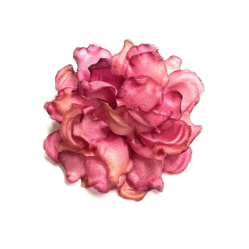 Elegant Pink Brooch-Empower Flower Brooch -  Hand Dyed Gardenia