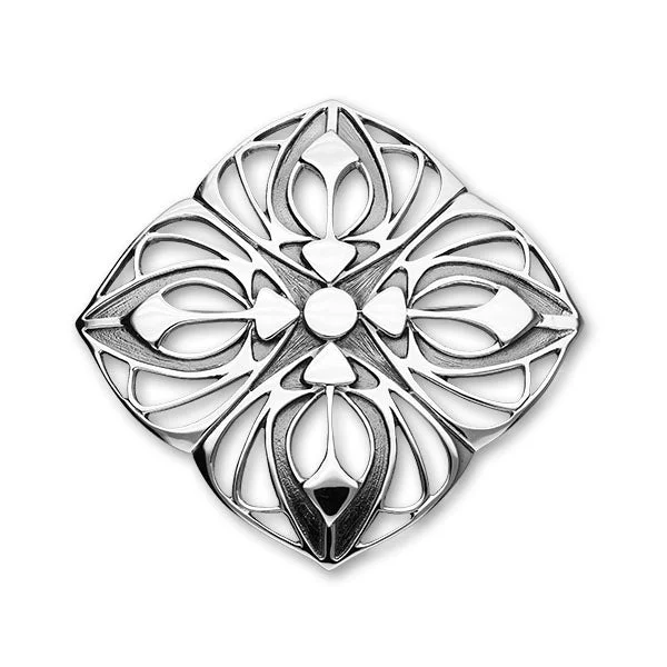 Fashion Brooch for Gift-Pat Cheney Silver Brooch B605