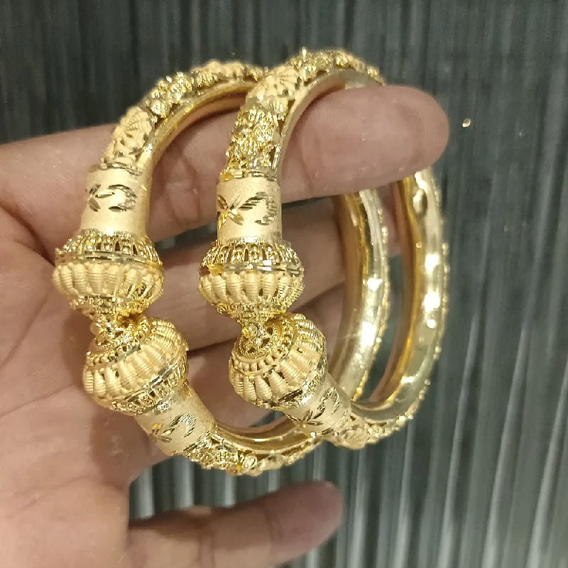 Bold Cuff Bangles For Statement Style-Pari Art Jewellery Forming Bangles Set