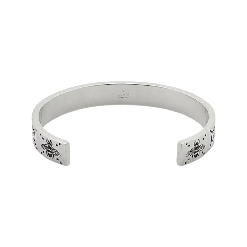 Fashion Bracelets For Women-GG & Bee Engraved Cuff