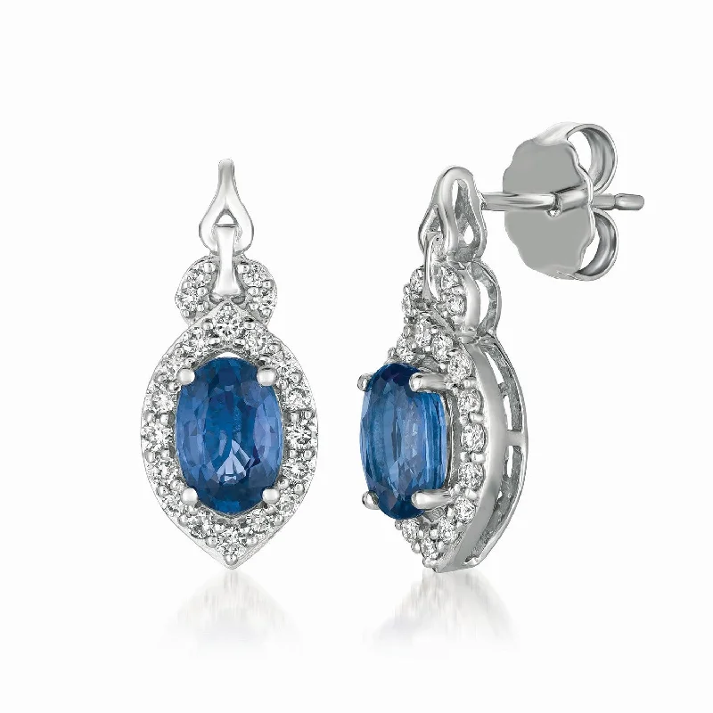 Luxury Pendant Necklaces For Sophistication -High Fashion Earrings-Le Vian Blueberry Sapphire™ Earrings TQXM 45