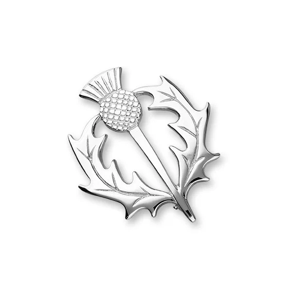 Holiday Brooch-Thistle Silver Brooch B38