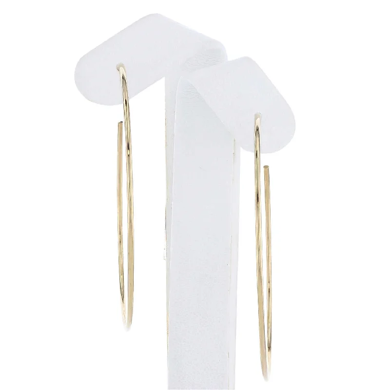 Exquisite Gold Necklaces For Women -Black Pearl Earrings-Large Yellow Gold 50 Mm Hoop Earrings