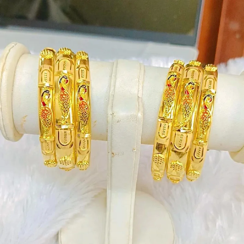 Luxury Bangles For High-End Fashion-Pari Art Jewellery Forming Openable Bangles Set