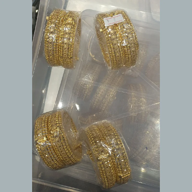 Classic Bangle Designs For Timeless Appeal-Pari Art Jewellery Forming Bangles Set ( One Piece Only)