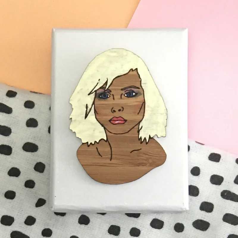 Minimalist Brooch-Brooch: Debbie Harry