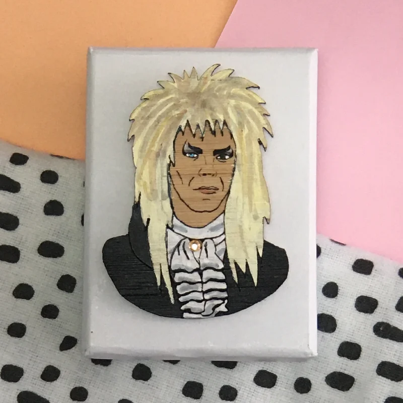 Brooch with Rhinestones for Party-Brooch: The Goblin King