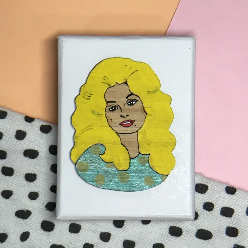 Designer Butterfly Pin Brooch-Brooch: Dolly Parton