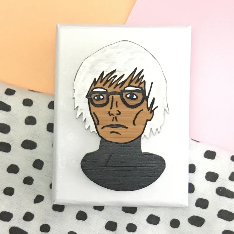 High-End Brooch-Brooch: Andy Warhol