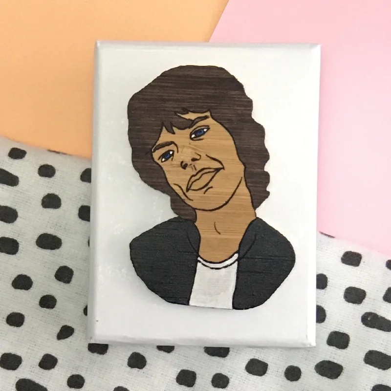 Brooch for Women Fashion-Brooch: Mick Jagger