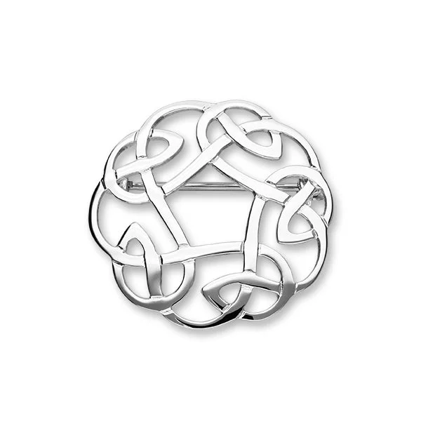 Butterfly Pin Brooch-Celtic Silver Brooch B268